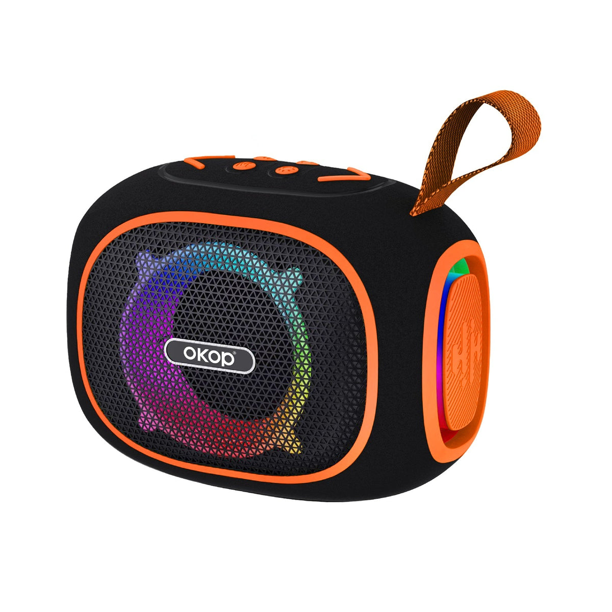 KP-853 New Wireless Bluetooth Speaker Long Battery Life Portable Handle RGB Lighting In Stock For Outdoor Parties