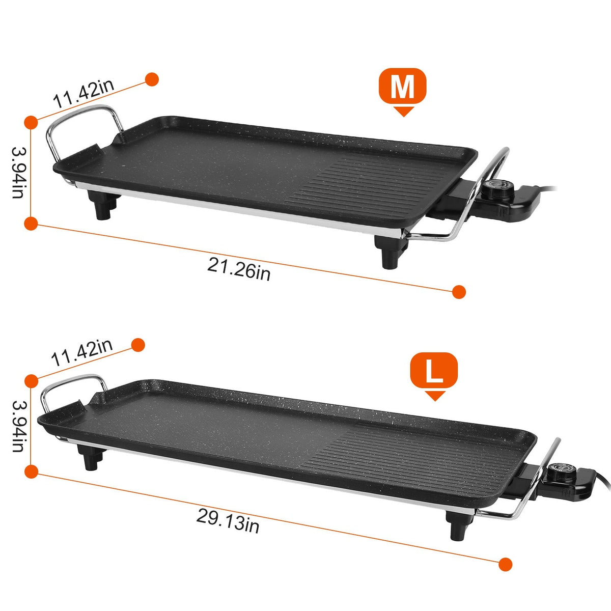 Electric Grill – Non-Stick Tabletop BBQ for Indoor/Outdoor Use