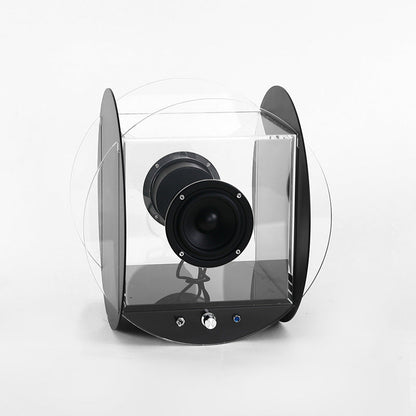 Creative Minimalist Acrylic Retro Bluetooth Round Speaker Ornament