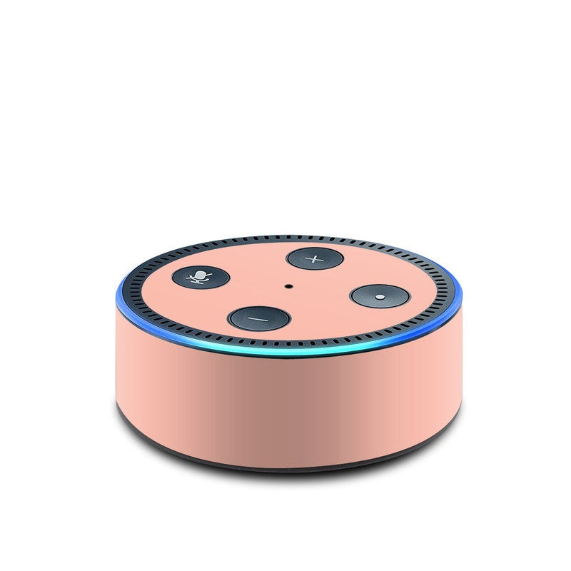 Solid State Peach - Amazon Echo Dot (2nd Gen) Skin
