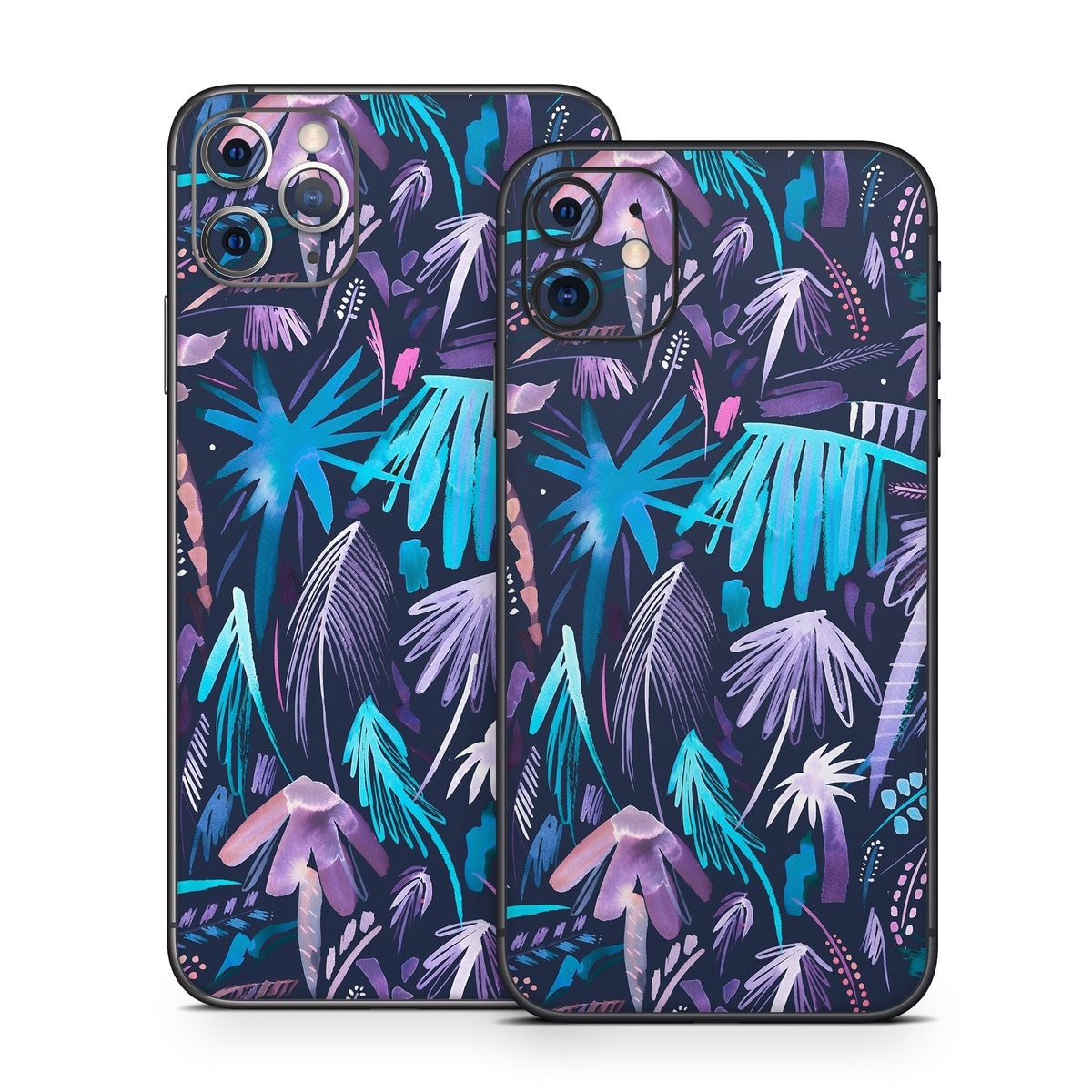 Brushstroke Palms - Apple iPhone 11 Skin