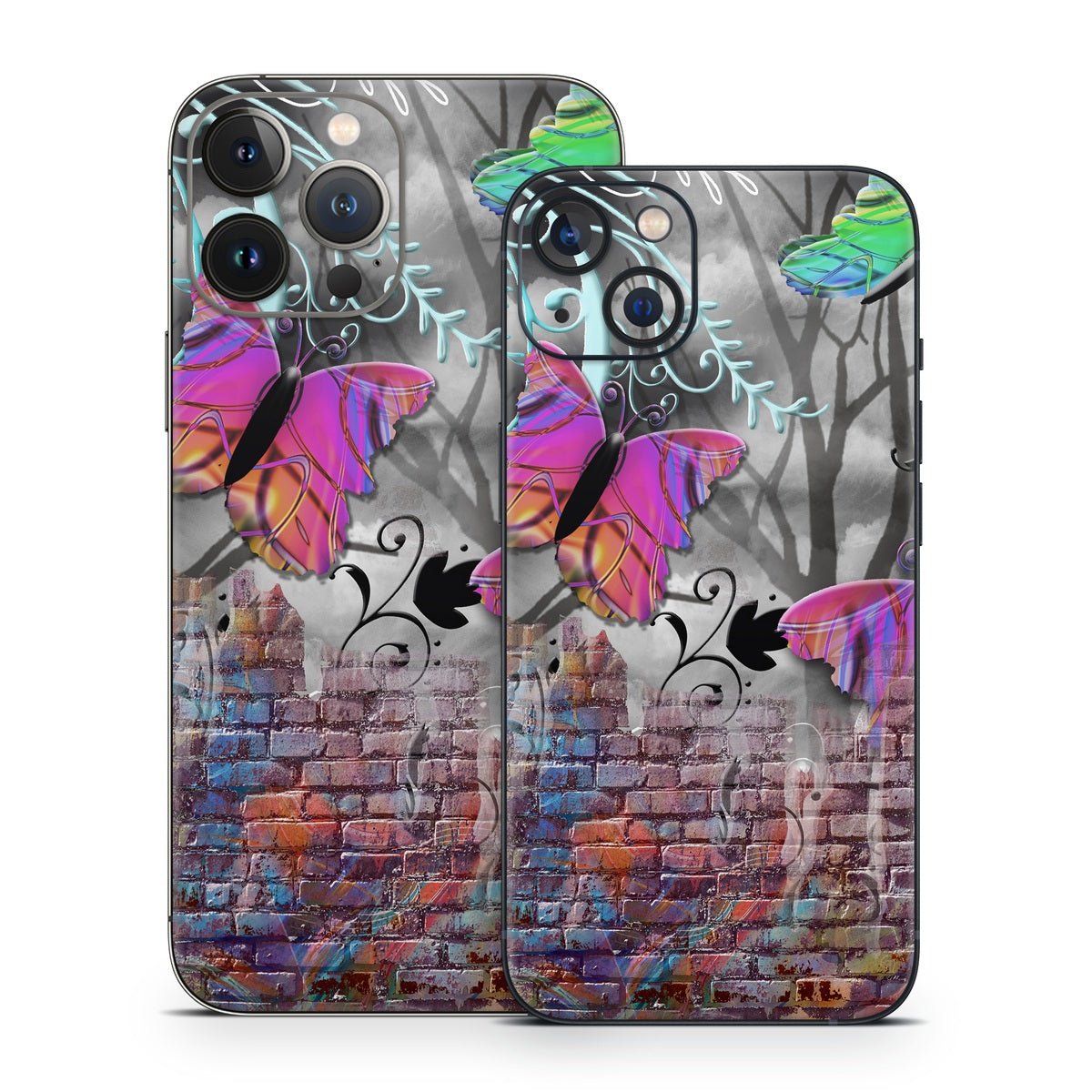Butterfly Wall - Apple iPhone 13 Skin