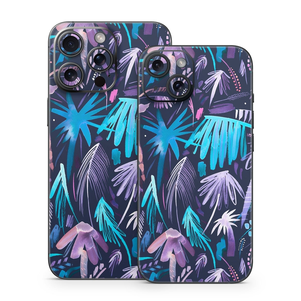 Brushstroke Palms - Apple iPhone 15 Skin