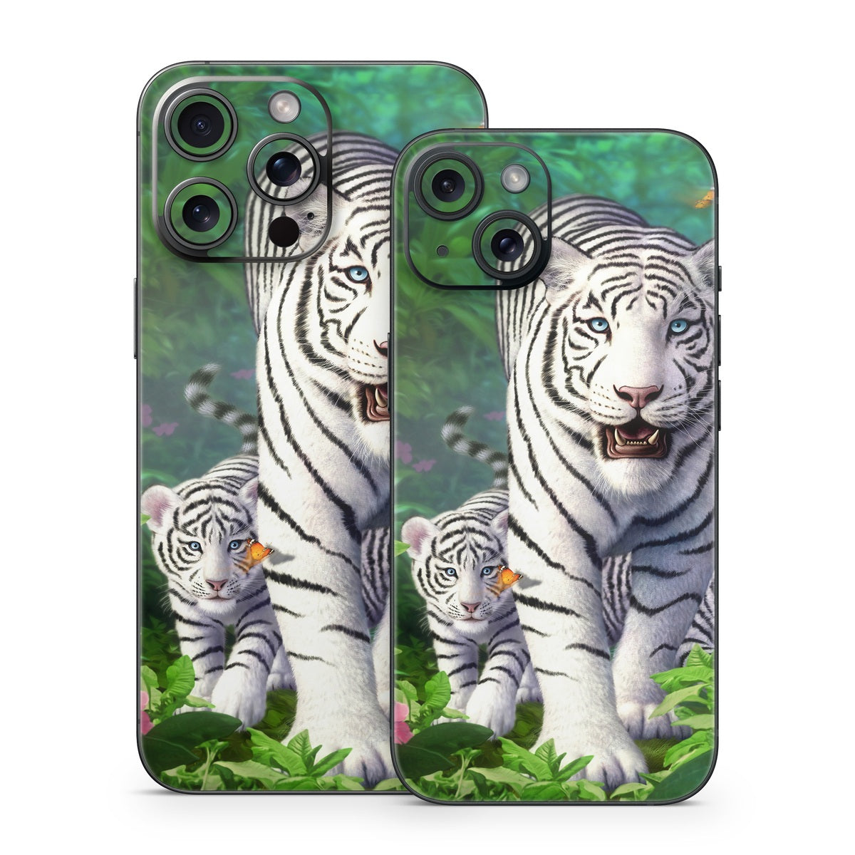 White Tigers - Apple iPhone 15 Skin