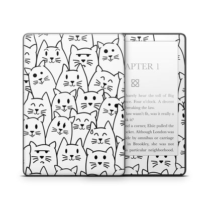Moody Cats - Amazon Kindle Skin