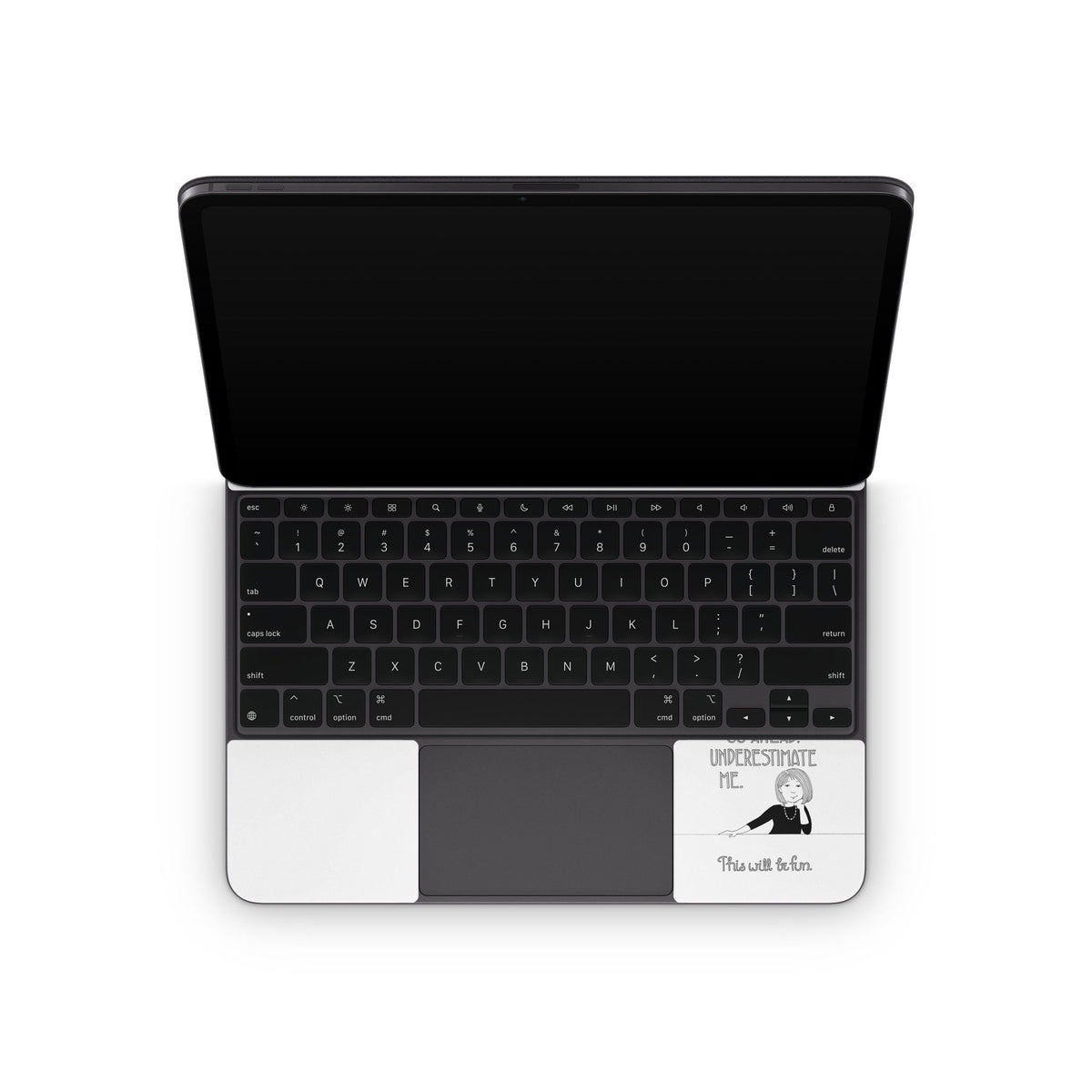 Underestimate Me - Apple Magic Keyboard for iPad Skin