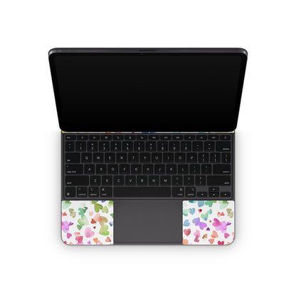 Valentines Love Hearts - Apple Magic Keyboard for iPad Skin