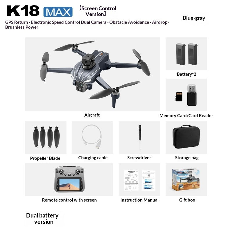 Folding GPS Positioning Belt Brushless Remote Control
