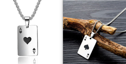 Minimalist Men's Simple Letter Necklace