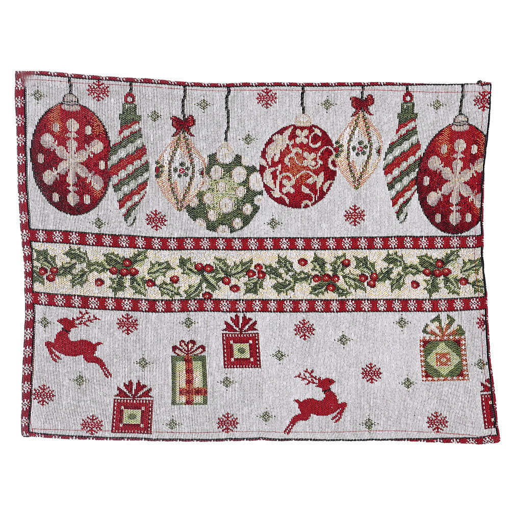 Christmas Knitted Cloth Placemats