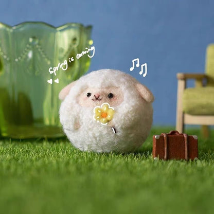 Felt Needle-poking Craft Kit DIY Cloud And Little Sheep Keychain