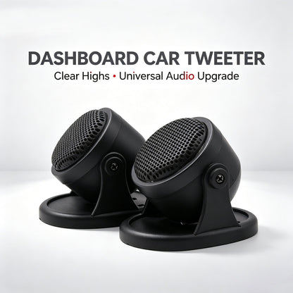 Car Tweeter Speaker 10W Universal Dashboard Mount Car Audio High Frequency Tweeter For Vehicle Sound System Upgrade