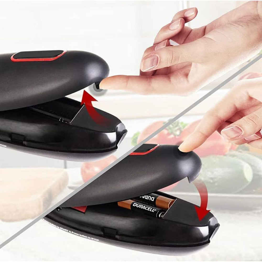 Electric One-Touch Can and Bottle Opener