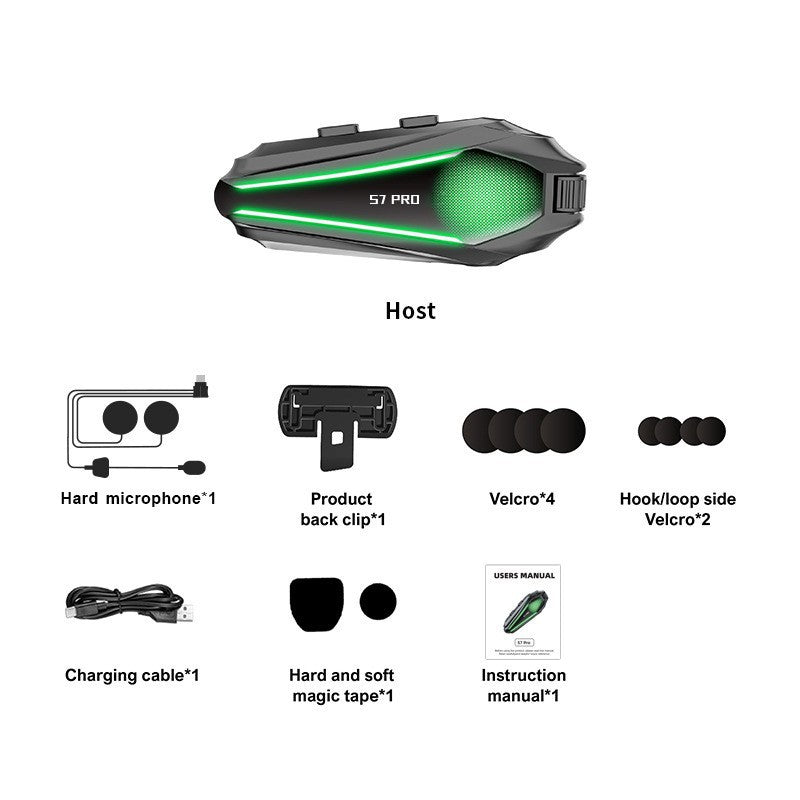 Cold-weather Noise-canceling Group Cycling Intercom Headset