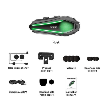 Cold-weather Noise-canceling Group Cycling Intercom Headset