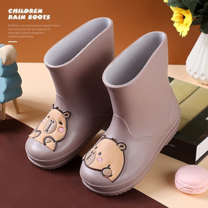 Cute Waterproof And Non Slip Cartoon Childrens Shoe Covers