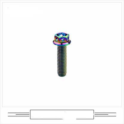 EFsolid Titanium Alloy Motorcycle Flange Screw