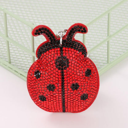 LADYBIRD Rhinestone Hot Rhinestone Keychain