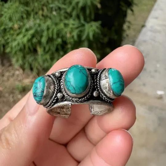Adjustable Turquoise Ring For Women