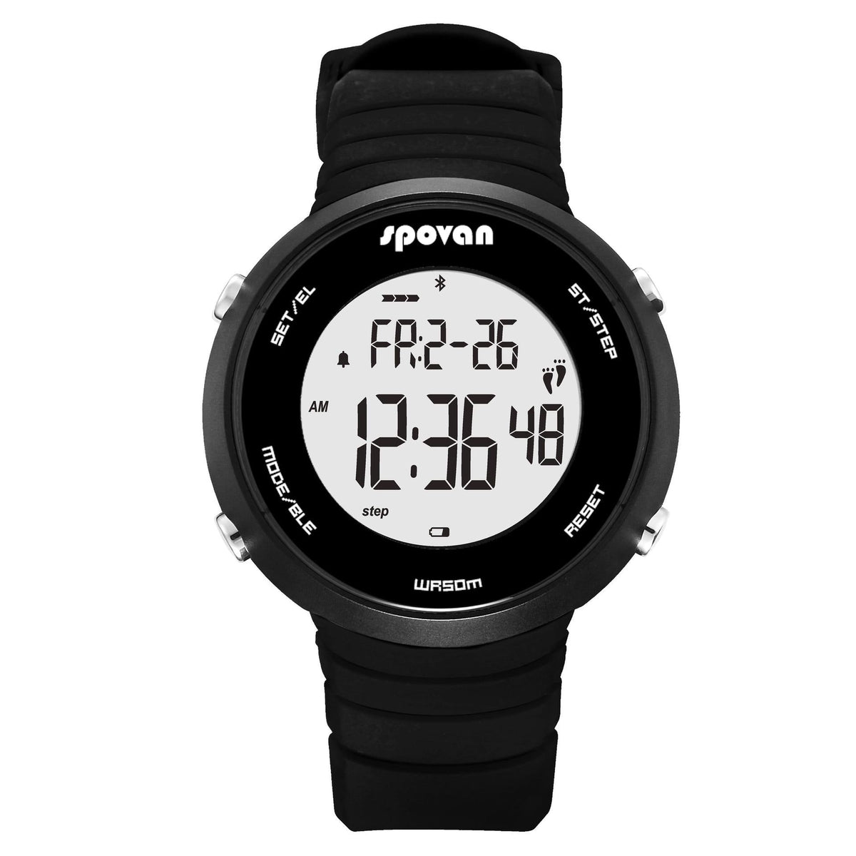 Smart Bluetooth Sports Watch Stylish Step Meter