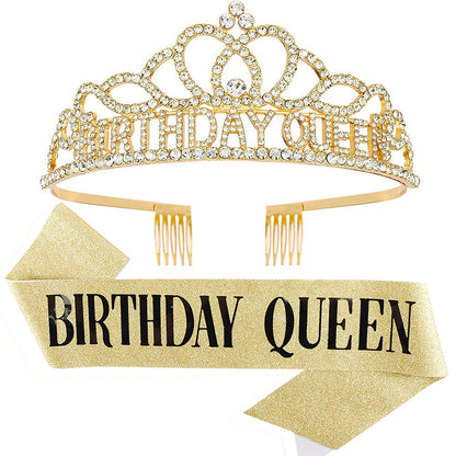 Party Decorative Crown Shoulder Strap