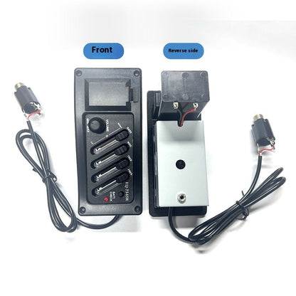 Four-section Equalizer Electric Box Piano Modification Vibration Pickup