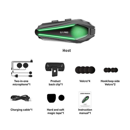 Cold-weather Noise-canceling Group Cycling Intercom Headset