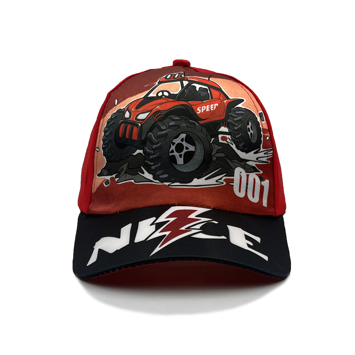 Cartoon Children's Baseball Cap For Engineering Vehicle Excavator