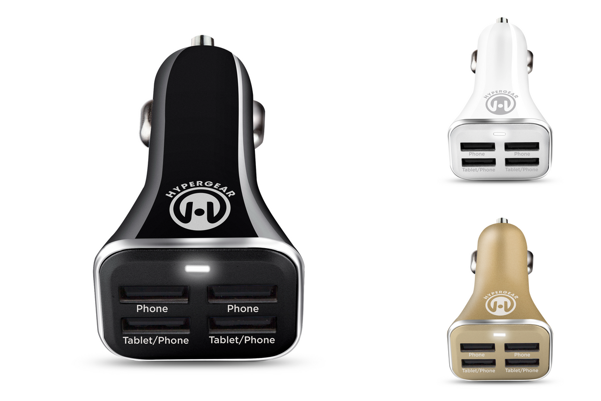 HyperGear Quad USB 6.8A Car Charger