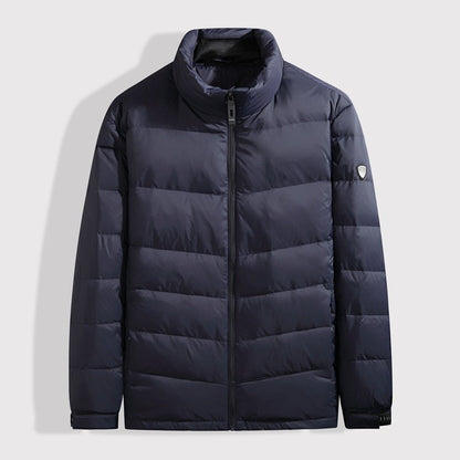 Autumn And Winter Men's Stand-up Collar Warm Down Jacket