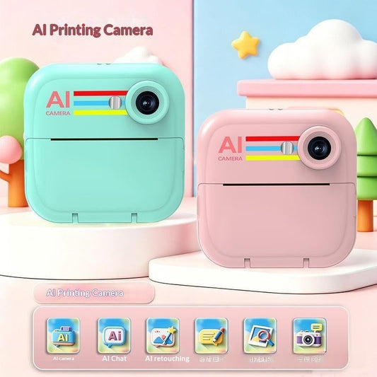 Voice-activated Color-printing High-definition Video-recording Smart Printing Camera For Children