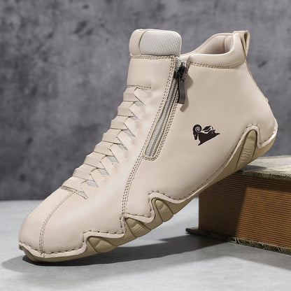 Womens Hand-stitched Flat Pumps Casual Shoes