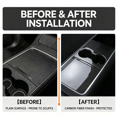 Applicable To Tesla ModelY3 Central Control Interior Trim Strip Instrument Panel Inner Door Trim Strip Refresh 3 Central Control Trim Strip