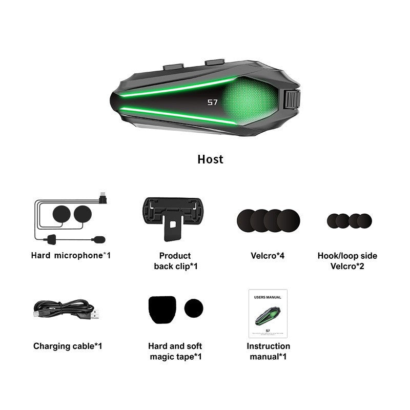 Cold-weather Noise-canceling Group Cycling Intercom Headset