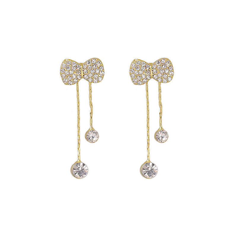 Bow Tassel Fashion Earrings