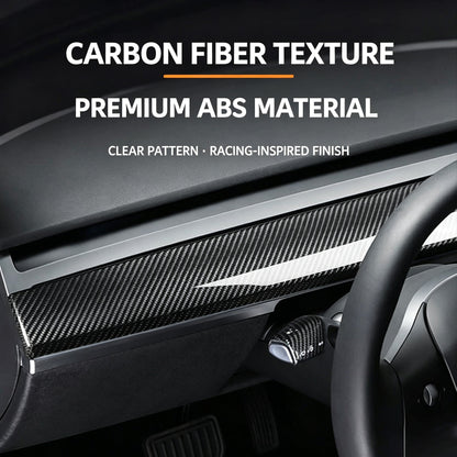 Applicable To Tesla ModelY3 Central Control Interior Trim Strip Instrument Panel Inner Door Trim Strip Refresh 3 Central Control Trim Strip