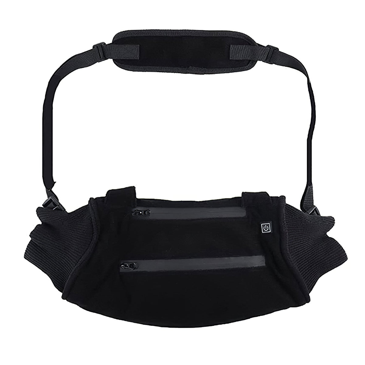Electric Heated Hand Muff Hand Warmer Pouch Heated Waist Pouch for Winter with 3 Heating Levels Indoor Outdoor Machine Washable