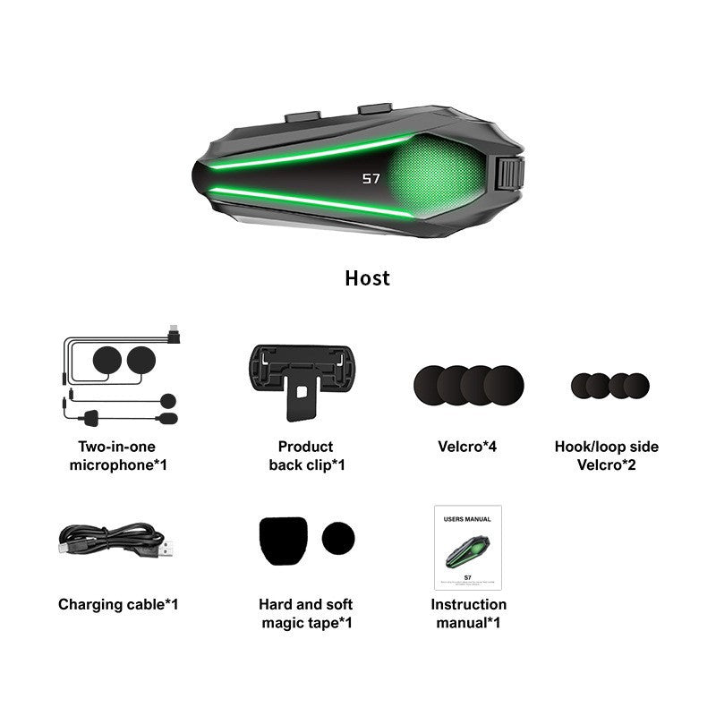 Cold-weather Noise-canceling Group Cycling Intercom Headset