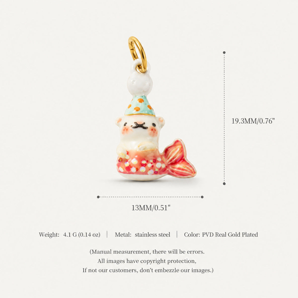 Animal Puppy Series Zircon Pendant