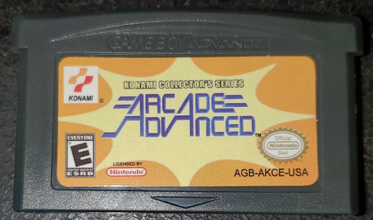 Konami Collector's Series Arcade Advanced GBA Video Game Boy Advance