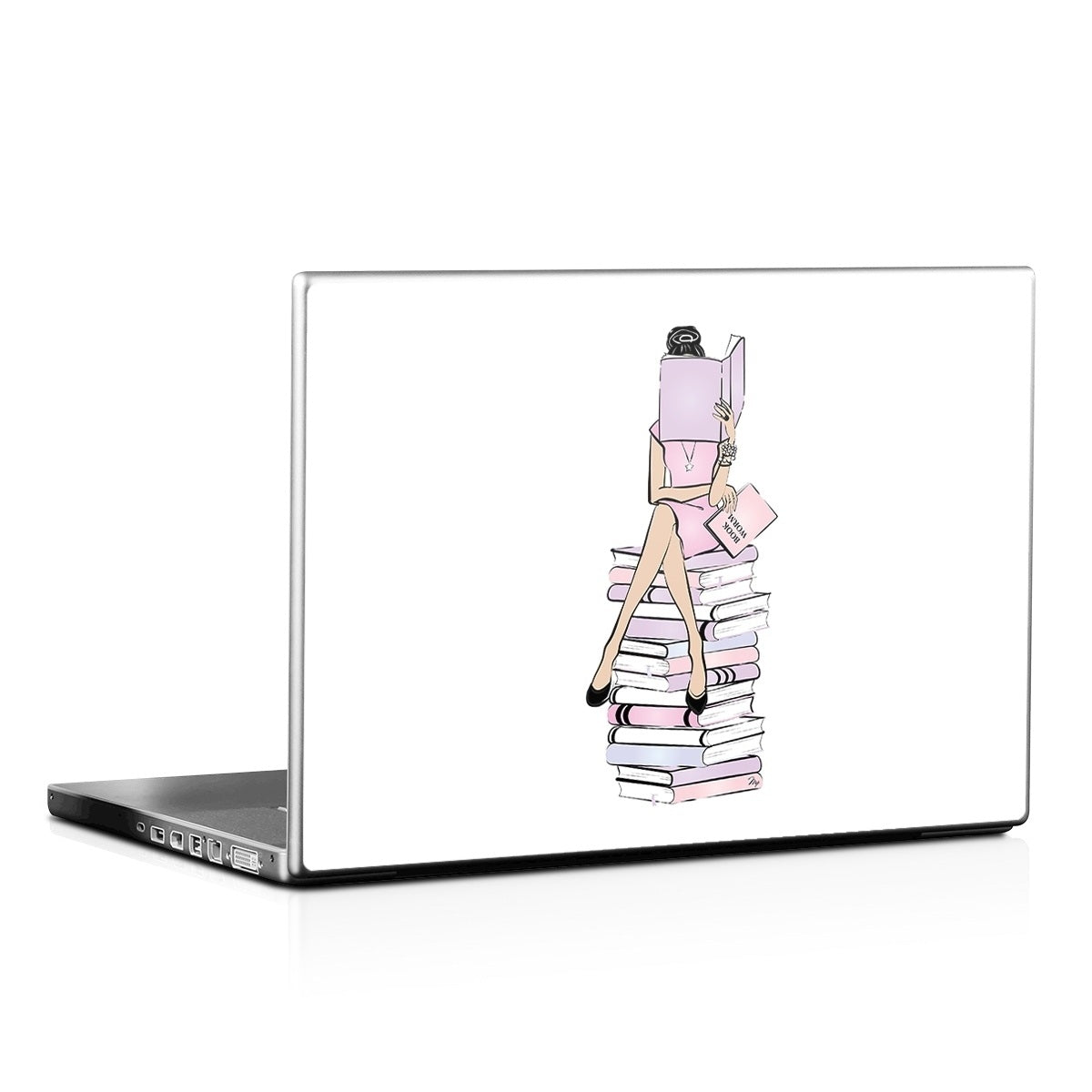 Bookworm - Laptop Lid Skin