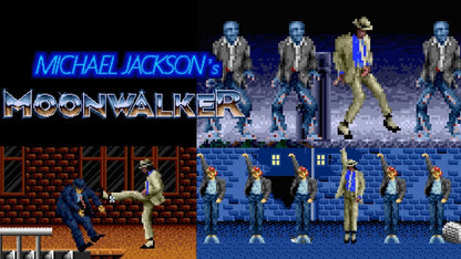 Michael Jackson's Moonwalker Sega Genesis Mega Drive Video Game 1990