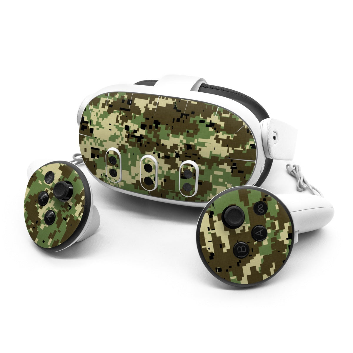 Digital Woodland Camo - Meta Quest 3 Skin