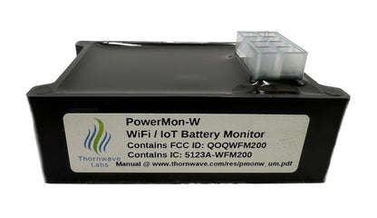 PowerMon-W - WiFi / IoT Advanced Battery Monitor / DC Power Meter with data logging
