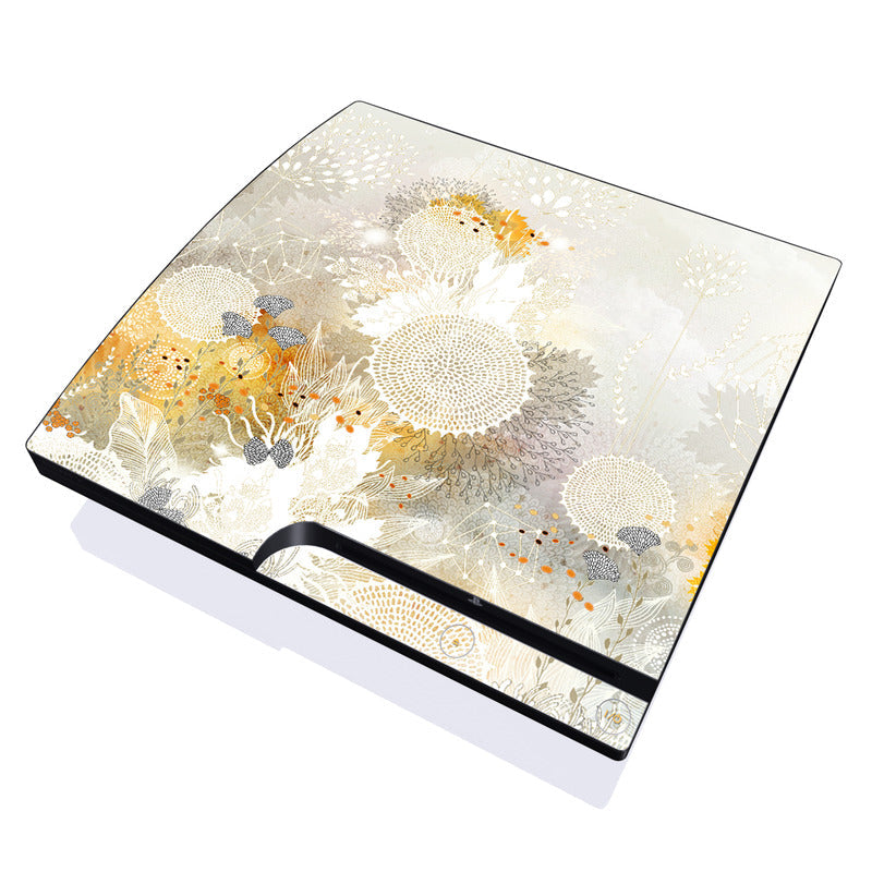 White Velvet - Sony PS3 Slim Skin