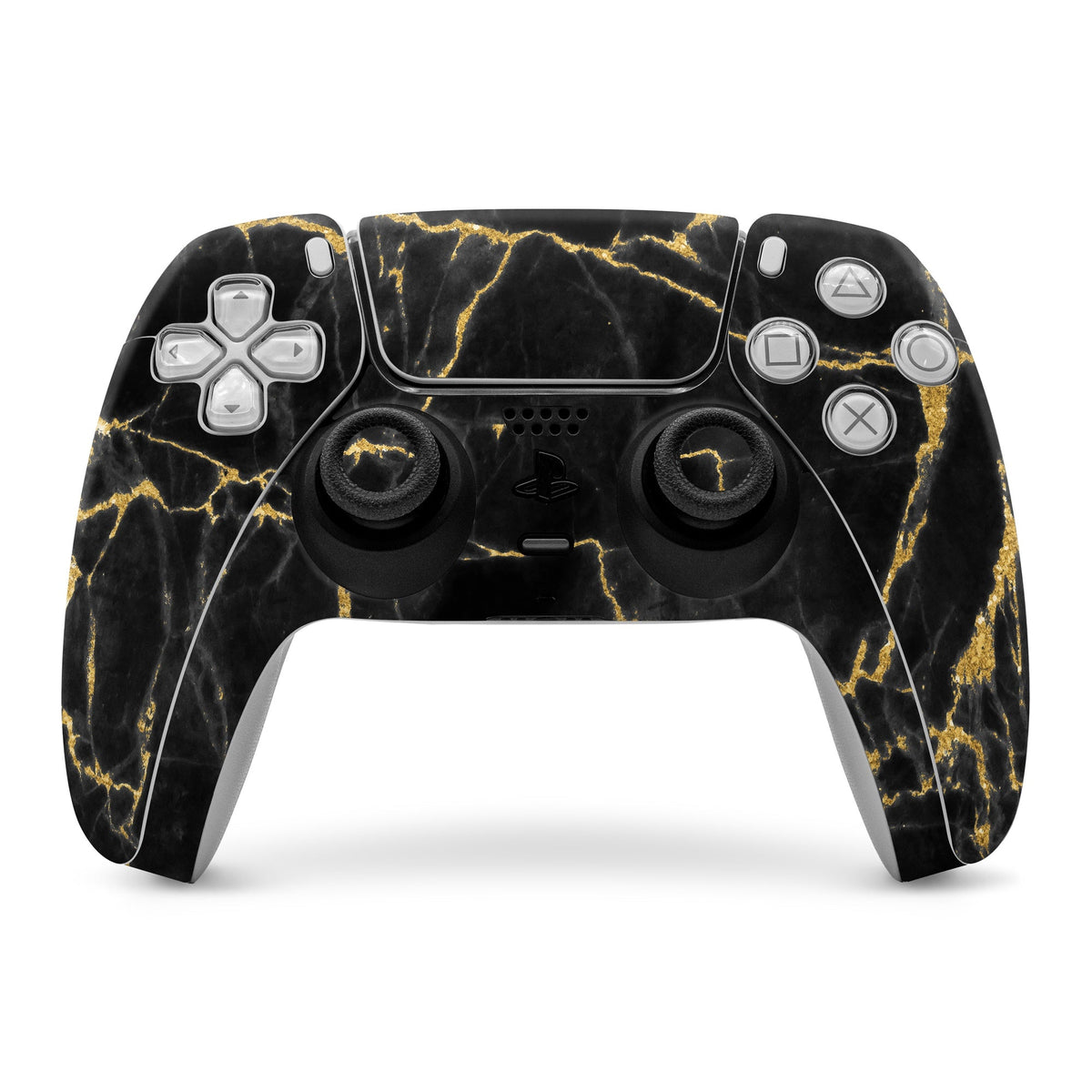 Black Gold Marble - Sony PS5 Controller Skin