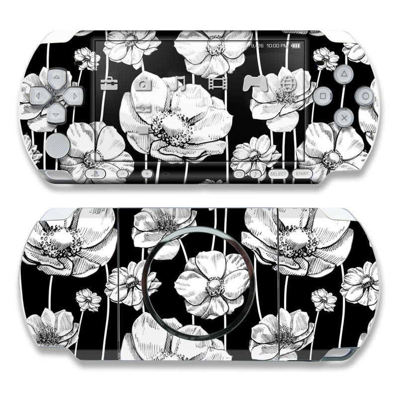 Striped Blooms - Sony PSP 3000 Skin