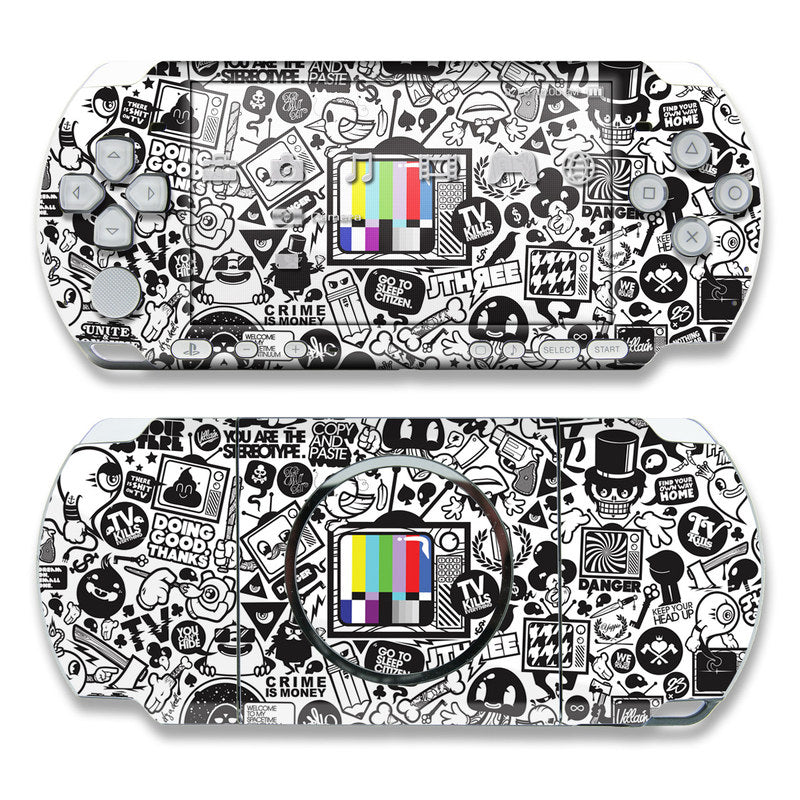 TV Kills Everything - Sony PSP 3000 Skin