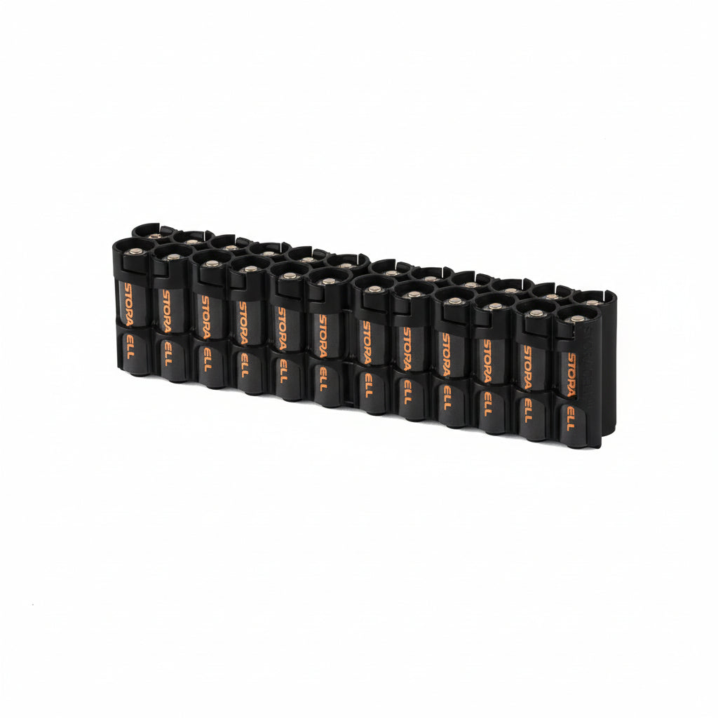 24 AA Pack Battery Caddy (Black)