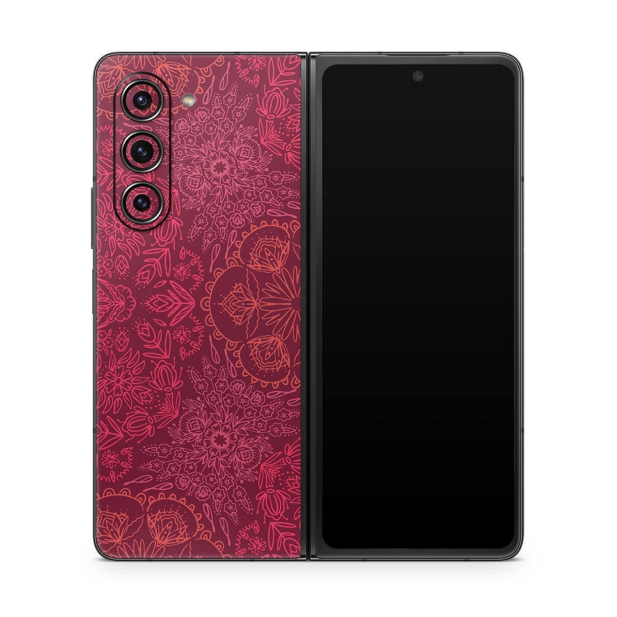 Floral Vortex - Samsung Galaxy Z Fold5 Skin
